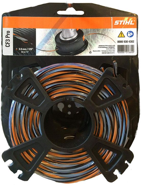 Косильная струна 3,0мм 21м CF3 Pro STIHL (крестообразная)