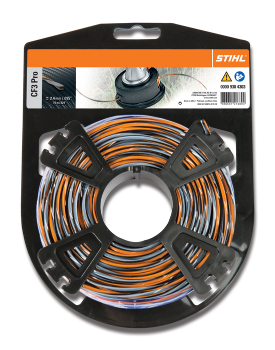 Косильная струна 2,7мм 53м CF3 Pro STIHL (крестообразная)