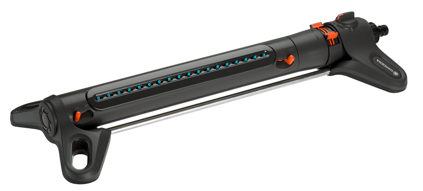 Дождеватель GARDENA AquaZoom L (прямоугольный, 28-350 м.кв., регулировка дальности полива, ширины полива, потока воды)