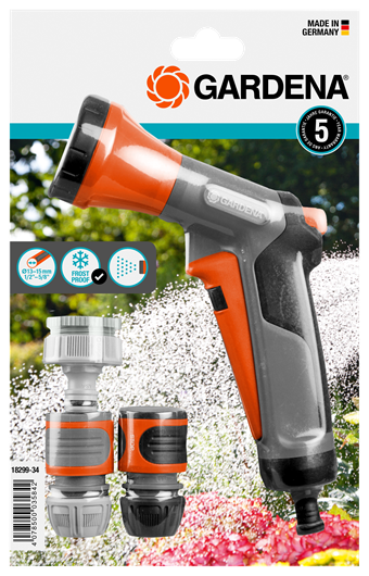Комплект для полива GARDENA (адаптер,2 коннектора,пистолет Classic)