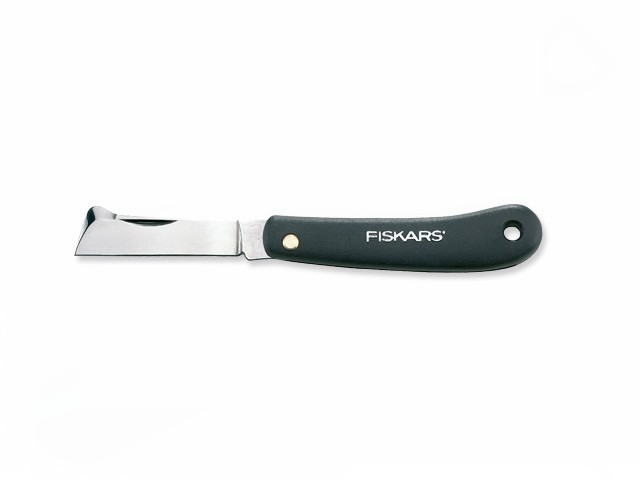 Садовый инструмент FISKARS Нож садовый FISKARS плоский для прививок (125900) (1001625)