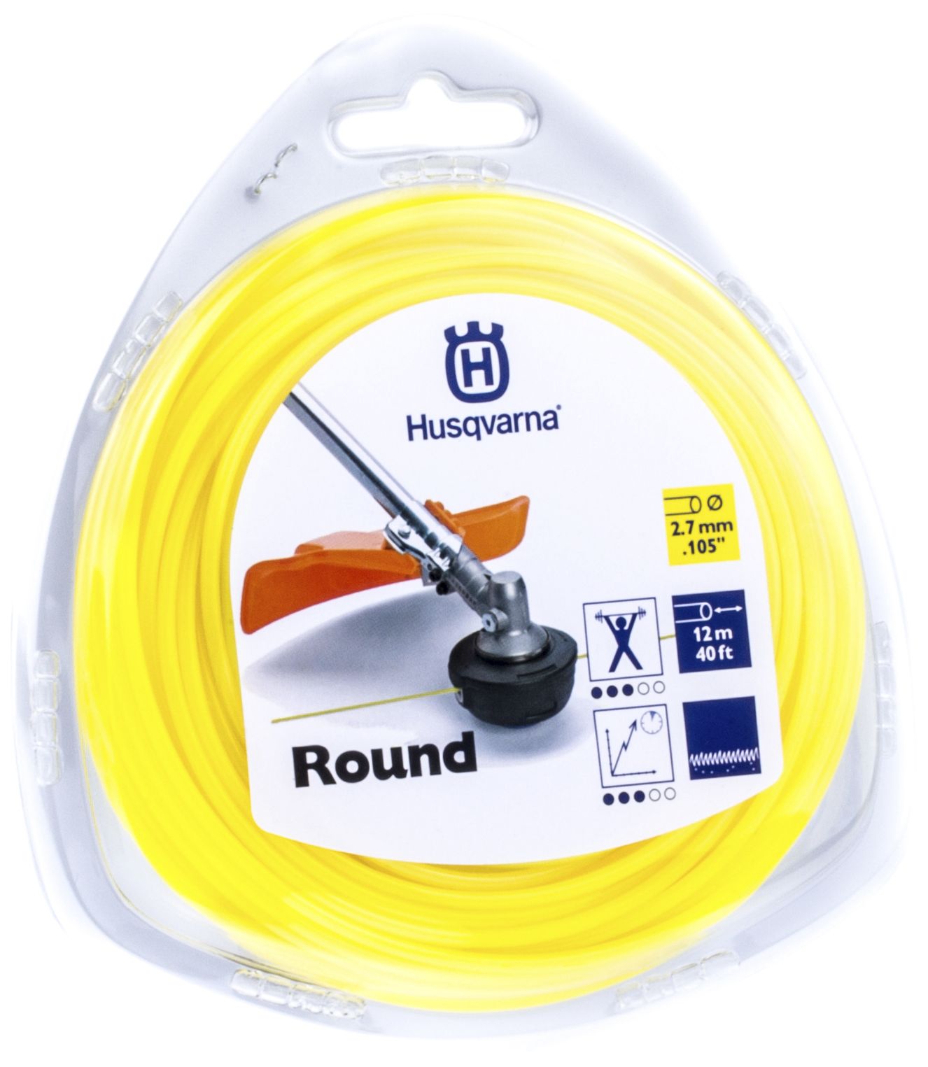Шнур кордовый 2,7мм 12м круглый Husqvarna