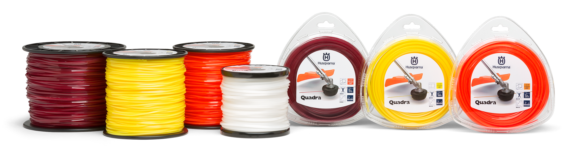 Шнур кордовый 3,0мм 48м квадратный Quadra Husqvarna