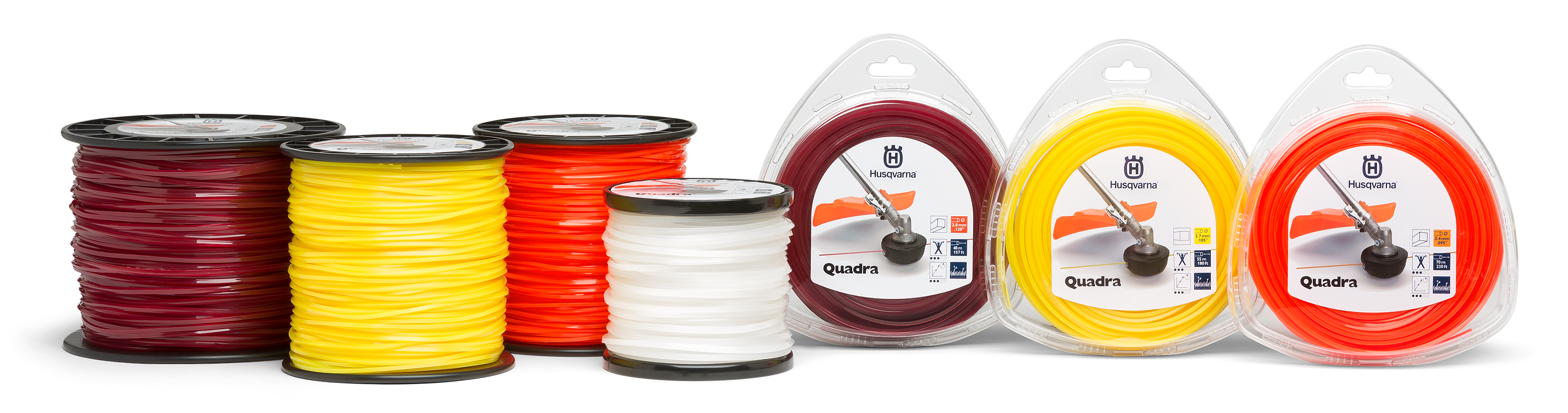 Шнур кордовый 3,0мм 240м Quadra (квадратный) Husqvarna