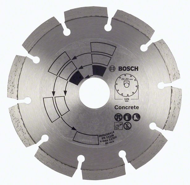 Круг алмазный 125-22,23 for Concrete (бетон), BOSCH