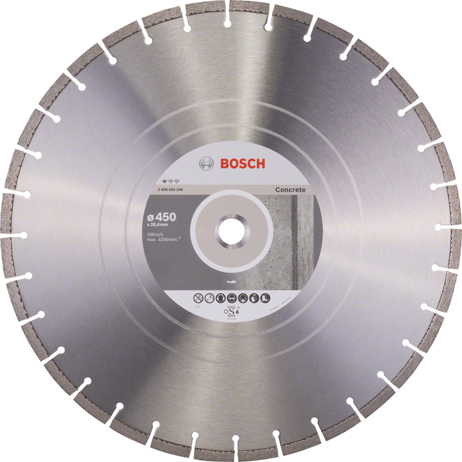 Круг алмазный 450-25,4 Standard for Concrete (бетон), BOSCH