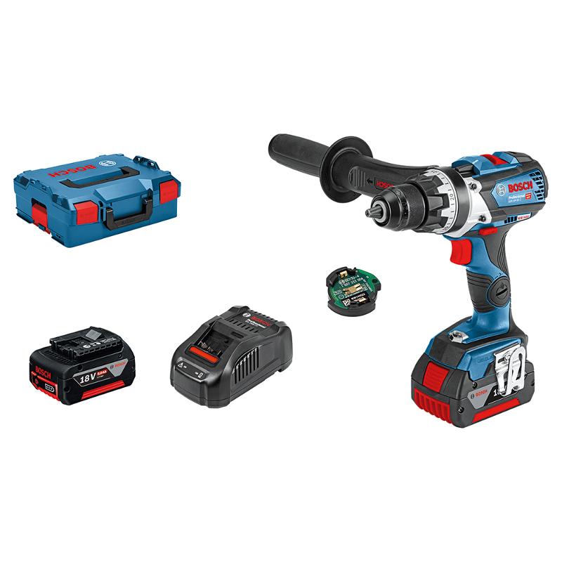 Шуруповерт аккумуляторный GSR 18V-85 C (2*5 Ah), L-Boxx, BOSCH