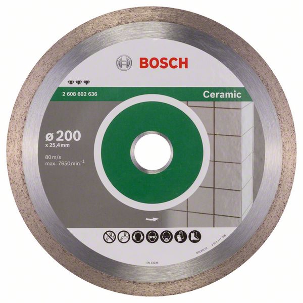 Круг алмазный 200-25,4 Best for Ceramic (керамика), BOSCH