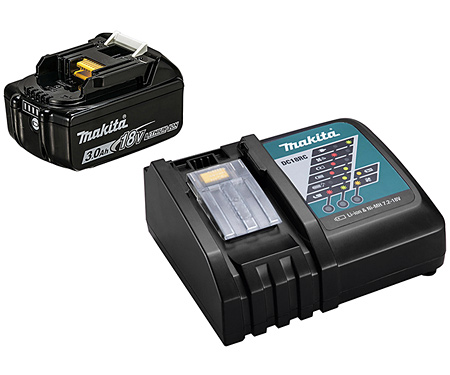 Аккумуляторный блок 18В 3.0 Ah BL1830B + зарядное DC18RC, MAKITA