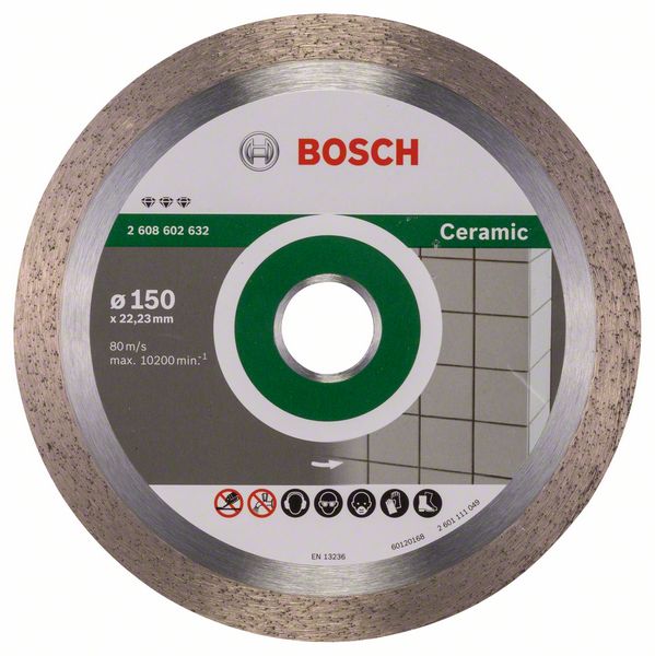 Круг алмазный 150-22,23 Best for Ceramic (керамика), BOSCH
