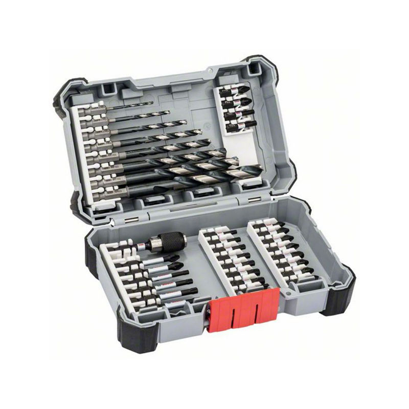 Impact Control L - кейс с набором ударных бит и сверл MultiConstruction (35шт), BOSCH