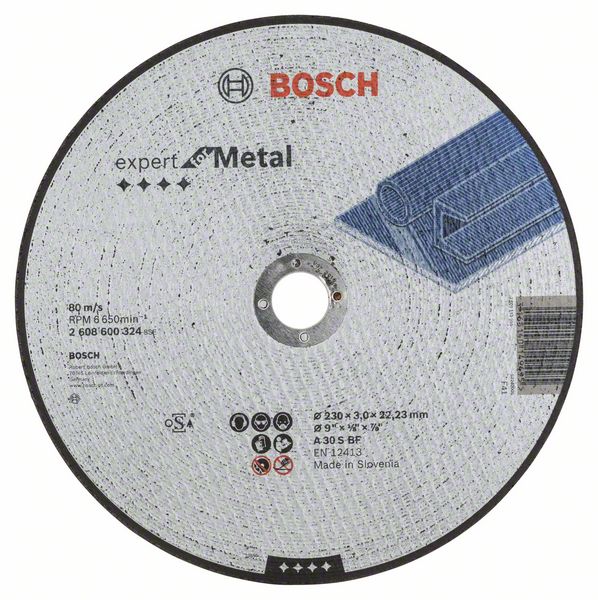 Отрезной круг 230-22,23мм 3мм (металл), BOSCH