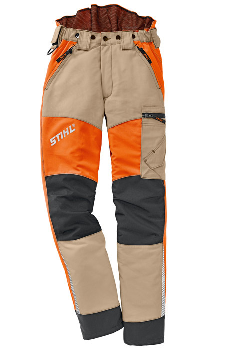 Брюки STIHL DYNAMIC VENT оранжевый/черный/бежевый р.58